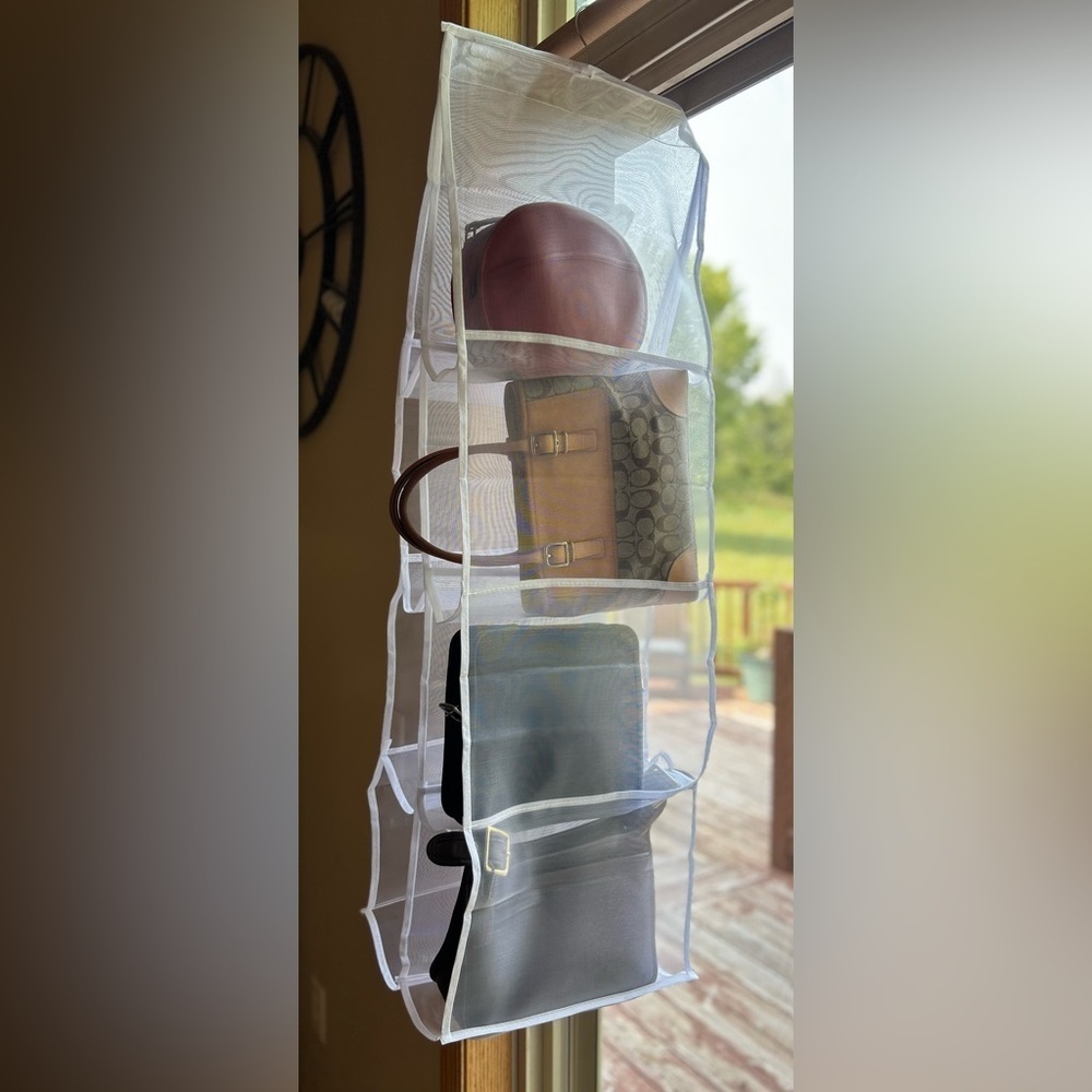 Hanging Purse/Clothing Organizer Closet Storage - 8 Slots - Picture 3 of 7